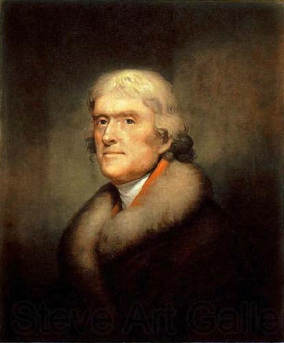 Rembrandt Peale Painting of Thomas Jefferson Spain oil painting art